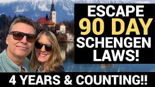 How to Stay in Europe Longer than 90 Days! Avoid the 90/180 Rule | Schengen Visa