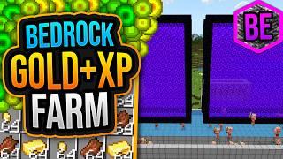 GOLD XP FARM in Minecraft Bedrock 1.21 (MCPE/Xbox/PS4/Nintendo Switch)