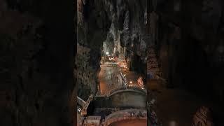 Batu caves Malaysia murugan temple in drone view