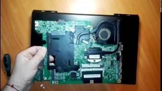 Как разобрать ноутбук Lenovo B580