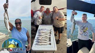 Flats Fishing Sarasota Bay for Spotted Sea Trout in a Pontoon Boat