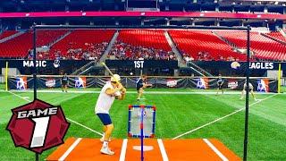 2023 MERCEDES-BENZ STADIUM WORLD SERIES GAME 1 | Magic vs. Eagles | MLW Wiffle Ball