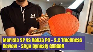 Nittaku Moristo SP 2.2 vs Yasaka Rakza PO 2.2  Review | 3-30-21