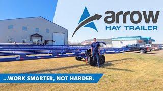 Self-Unloading Arrow Hay Trailer | Work Smarter, Not Harder.