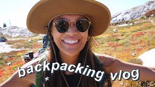 backpacking vlog in washington | fall weekend diaries