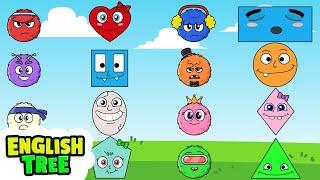 Shapes And Colors Nursery Rhyme | English Tree