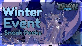 DA News || Winter Event Content — New Minigame, Cosmetic Trait, & More  ROBLOX Dragon Adventures