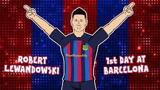 LEWANDOWSKI SIGNS FOR FC BARCELONA!