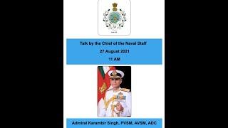 Chief of Naval Staff Admiral Karambir Singh Talk at the USI