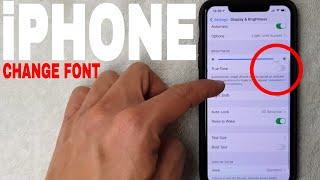   How To Change Font Size On iPhone 