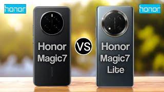 Honor Magic 7 5G vs Honor Magic 7 Lite 5G