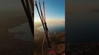 Paragliding am Pfender im Winter. Bodensee Aussicht