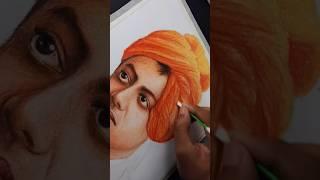 Swami Vivekananda Drawing  #shorts #drawing #swamivivekananda