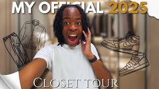 MY *OFFICIAL* 2025 CLOSET TOUR | beanie collection, shoes, clothes, and more