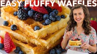 How to Make Homemade Waffles | The Best Versatile Waffle Recipe