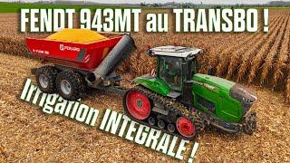  Je découvre l’IRRIGATION INTÉGRALE à la MOISSON du MAÏS avec FENDT à CHENILLES au TRANSBORDEUR