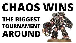 Chaos Space Marines win 40K's Biggest Tournament this Season - Army List that Won the LGT