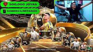 ¿QUE PASA SI GASTA 500,000 JOYAS en SOBRES ILIMITADOS BALON de ORO del FC Mobile?