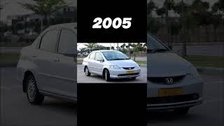 Evolution of Honda City  (1980-2024)  #shorts #trending #status #offroad #systummm