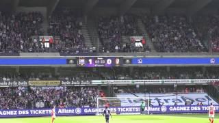 PO1 Anderlecht-Standard Atmosphere after Goal Andy Najar