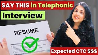 What Are Your Salary Expectations? | Telephonic Interview Tips for Success