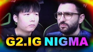 NIGMA vs G2.IG - PLAYOFFS ELIMINATION - NEW PATCH 7.37 - CLAVISION SNOW RUYI 2024 DOTA 2