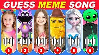 Guess Meme Song & Who's Singing?|Gegagedigagedago, Salish Matter, Elsa, Like Nastya, CatNap