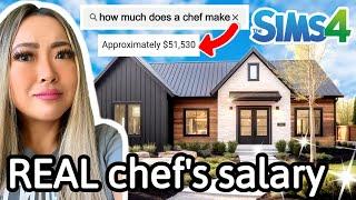 building a house for every career using REAL LIFE salaries in Sims 4: Career build series ep 1