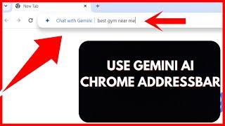 How to Use Google Gemini AI from Chrome Address bar (New Feature)