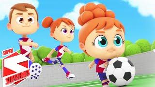 The Soccer Song | Football Song | Nursery Rhymes and Baby Songs with Super Supremes