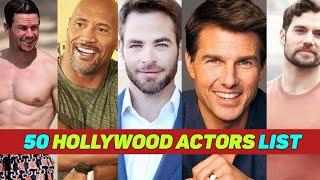 50 Best Hollywood Male Actors Name list with Photos 2022