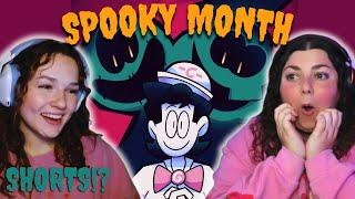 SPOOKY MONTH HAS SHORTS NOW??? | Kevin's Dream Job and Streber's Rehearsal - Mooshroom Reacts