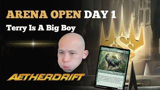 Terry Is A Big Boy | Arena Open Day 1 | Aetherdrift Sealed | MTG Arena