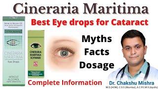 Cineraria Maritima Best Homeopathic eye drops for Cataract. Cineraria Homeopathic medicine #RxHpathy