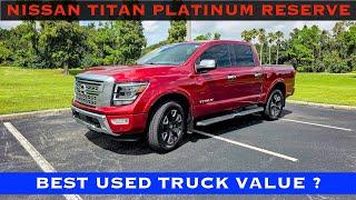 2023 Nissan Titan Platinum Reserve (Pre-Owned) - POV Review & Test Drive - Best Used Truck to Buy ?