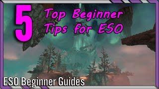 MissBizz's Top 5 Beginner Tips for Elder Scrolls Online! | ESO Top Beginner Tips