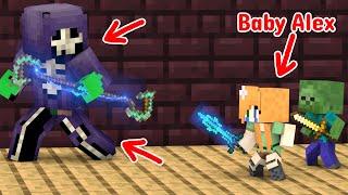 Baby Monster Destroy The Devil Of Hell  - Minecraft Animation