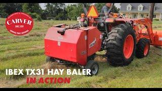 Ibex TX31 Mini Round Hay Baler for Small Farms