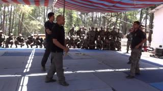 Mandala Kanishka training Special Force in Pekiti Tirsia Kali