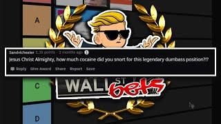 Legendary Wallstreetbets YOLOs | Tier List