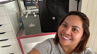 First ALO haul with Lululemon #unboxing #uae #alo#lululemon @yangsjourney