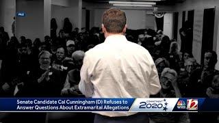 North Carolina Democratic Senate candidate Cal Cunningham refuses to address other possible affairs