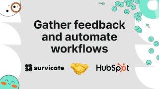 Survicate + @HubSpot-CRM for surveys