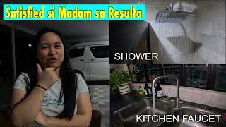 Satisfied naman si madam sa resulta malakas na ang tubig nila