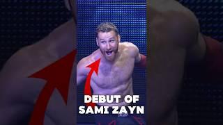 Sami Zayn's WWE DEBUT  #wwe #wrestling #shorts