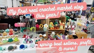 Markey Day Vlog!!! My first spring market this season! How did I do?!$$$