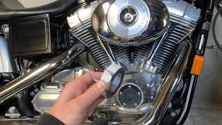 Quick fix to stop drain plug oil leak on your Harley Davidson