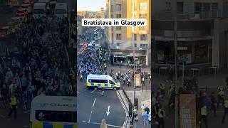 Slovan Bratislava march: Celtic Glasgow vs Slovan Bratislava Ultras March