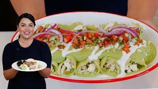 How to make Chicken Aguacatadas ( Enchiladas )