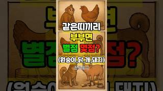 같은 띠끼리 결혼하면 잘 살까? 원숭이~돼지띠 부부궁합 별점 공개!
